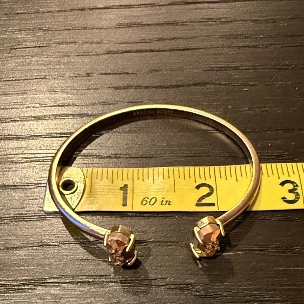 Kendra Scott Women’s Gold/Bronze Bracelet with Sparkle Accents